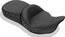 Load image into Gallery viewer, Mustang 08-21 Harley Electra Glide,Rd Glide,Rd King,Str Glide Super Tour 1PC Seat Blk Pearls - Black - Side View