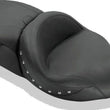 Load image into Gallery viewer, Mustang 08-21 Harley Electra Glide,Rd Glide,Rd King,Str Glide Super Touring 1PC Seat w/Studs - Black - Main Product View