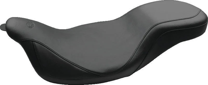 Mustang 08-21 Harley Electra Glide,Rd Glide,Rd King,Str Glide Super Tripper 1PC Seat - Black - Main Product View