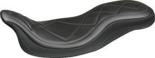 Load image into Gallery viewer, Mustang 08-21 Harley Electra Glide,Rd Glide,Rd King,Str Glide Super Tripper 1PC Seat Carbon - Blac - Main Product View