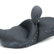 Load image into Gallery viewer, Mustang 08-21 Harley Electra Glide,Rd Glide,Rd King,Str Glide Touring Heated 1PC Seat Pearls-Black - Side View