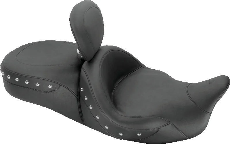 Mustang 08-21 Harley Electra Glide,Rd Glide,Rd King,Str Glide Touring Heated 1PC Seat Studs-Black - Main Product View