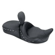 Load image into Gallery viewer, Mustang 08-21 Harley Electra Glide,Rd Glide,Rd King,Str Glide Touring Heated 1PC Seat Studs-Black - Side View