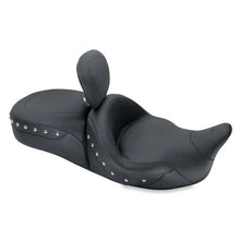 Load image into Gallery viewer, Mustang 08-21 Harley Electra Glide,Rd Glide,Rd King,Str Glide Touring Heated 1PC Seat Studs-Black - Side View