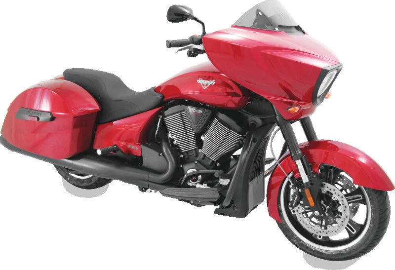 Mustang 08-21 Harley Electra Glide,Rd Glide,Rd King,Str Glide Touring Summit 1PC Seat - Black - Main Product View