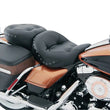 Load image into Gallery viewer, Mustang 08-21 Harley Electra Glide,Rd Glide,Rd King,Street Glide 1PC Seat w/Blk Pearl Studs - Black