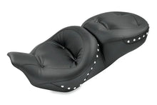 Load image into Gallery viewer, Mustang 08-21 Harley Electra Glide,Rd Glide,Rd King,Street Glide Std Tour 1PC Seat w/Studs - Black - Main Product View