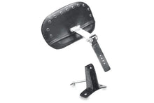 Load image into Gallery viewer, Mustang 08-21 Harley FL Touring Driver Backrest Kit w/Blk Pearl Studs- Black - Main Product View