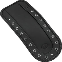 Load image into Gallery viewer, Mustang 08-21 Harley FL Touring Fender Bib w/Blk Pearl w/Studs - Black - Main Product View
