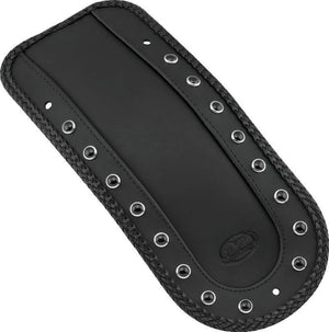 Mustang 08-21 Harley FL Touring Fender Bib w/Blk Pearl w/Studs - Black - Main Product View