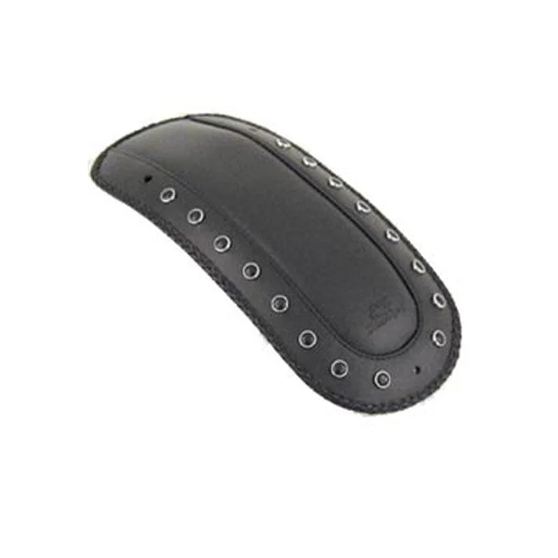 Mustang 08-21 Harley FL Touring Fender Bib w/Blk Pearl w/Studs - Black - Side View