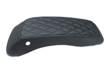 Load image into Gallery viewer, Mustang 08-21 Harley FL Touring Harley Saddlebag Lid Covers Diamond Stitch - Black - Side View