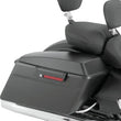 Load image into Gallery viewer, Mustang 08-21 Harley FL Touring Recessed Passenger Seat with Backrest - Black - Main Product View