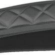 Load image into Gallery viewer, Mustang 08-21 Harley FL Touring Saddlebag Lid Covers Diamond Stitch - Black - Main Product View