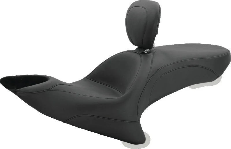 Mustang 08-21 Harley Rd King, 06-07 Str Glide 1906-07,00-05 Eagle Touring Solo Seat Diamond - Black - Main Product View
