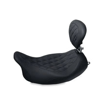 Load image into Gallery viewer, Mustang 08-21 Harley Rd King, 06-07 Str Glide 1906-07,00-05 Eagle Touring Solo Seat Diamond - Black - Side View