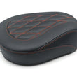 Load image into Gallery viewer, Mustang 08-21 Harley Wide Tripper FL Touring Passenger Seat w/Red Diamond Stitch - Black