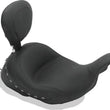 Load image into Gallery viewer, Mustang 08-21 Honda Electra Glide Std,Rd Glide,Rd King,Str Glide Lowdow Solo Seat Pearls - Black - Side View