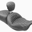 Load image into Gallery viewer, Mustang 08-25 Harley FL Touring Rd King Sp, Rd Glide Ltd, Dble Diamond ST Backrest - Black