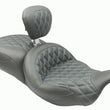 Load image into Gallery viewer, Mustang 08-25 Harley FL Touring Rd King Sp, Rd Glide Ltd, Dble Diamond ST Backrest - Black/SB