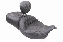 Load image into Gallery viewer, Mustang 08-25 Harley FL Touring Rd King Sp, Rd Glide Ltd, Dble Diamond ST Backrest - Black/T