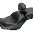 Load image into Gallery viewer, Mustang 09-13 Kawasaki Vulcan 1700 Classic Std Touring 1PC Seat w/Driver Backrest - Black - Main Product View