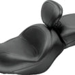 Load image into Gallery viewer, Mustang 09-13 Kawasaki Vulcan 1700 Classic Std Touring 1PC Seat w/Driver Backrest - Black - Side View