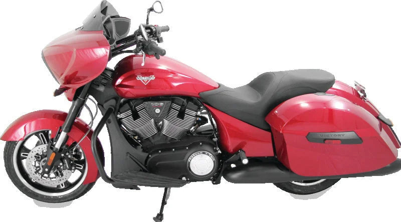 Mustang 10-17 Victory Cross Rds, Cross Country, Hard-Ball, Magnum Touring 1PC Seat - Black - Detail View