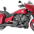 Load image into Gallery viewer, Mustang 10-17 Victory Cross Roads, Cross, Hard-Ball, Magnum Touring 1PC Seat w/DBR  - Black - Detail View