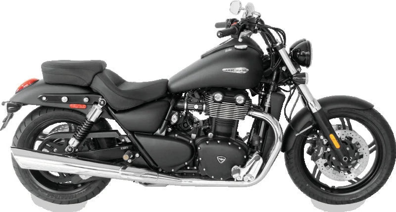 Mustang 10-18 Triumph Thunderbird, Thunderbird Storm Std. Touring 2PC Seat - Black - Detail View