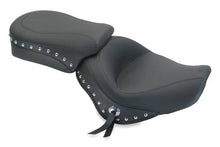 Load image into Gallery viewer, Mustang 10-18 Triumph Thunderbird, Thunderbird Storm Std. Touring 2PC Seat w/Studs - Black - Side View