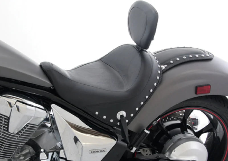 Mustang 10-21 Honda Fury Fender Bib w/Studs - Black - Side View