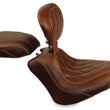 Load image into Gallery viewer, Mustang 11-13 Harley Blackline, 12-17 Slim/Slim S Tripper Pass Seat Diam Stitch - Distressed Brown