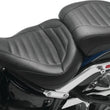 Load image into Gallery viewer, Mustang 11-13 Harley Blackline, 12-17 Slim,Slim S Wide Tripper Passenger Seat - Black - Main Product View