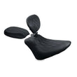 Load image into Gallery viewer, Mustang 11-13 Harley Blackline,12-17 Slim/Slim S Wide Touring Solo Seat w/DBR Diamond - Black - Side View