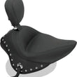 Load image into Gallery viewer, Mustang 11-13 Harley Blackline,12-17 Slim/Slim S Wide Touring Solo Seat w/DBR Studs - Black - Main Product View