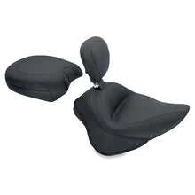 Load image into Gallery viewer, Mustang 11-13 Harley Blackline,12-17 Slim/Slim S Wide Vint Touring Recessed Passenger Seat - Black - Side View