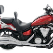 Load image into Gallery viewer, Mustang 11-17 Yamaha Sissy Bar Pad w/Studs (12 inch x 9 inch) - Black - Side View