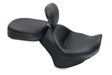 Load image into Gallery viewer, Mustang 11-17 Yamaha Stryker Standard Touring 2PC Seat w/Driver Backrest - Black - Side View