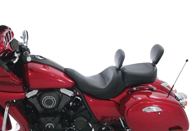 Mustang 11-19 Kawasaki Vulcan 1700, Vaquero Passenger Backrest - Black - Side View