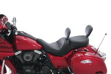 Load image into Gallery viewer, Mustang 11-19 Kawasaki Vulcan 1700, Vaquero Passenger Backrest - Black - Side View