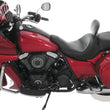 Load image into Gallery viewer, Mustang 11-19 Kawasaki Vulcan 1700, Vaquero Std Touring 1PC Seat w/Driver and Pass Backrest - Black - Installation View