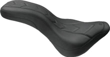 Load image into Gallery viewer, Mustang 11-19 Kawasaki Vulcan 1700, Vaquero Std Touring 1PC Seat w/Driver Backrest - Black - Main Product View