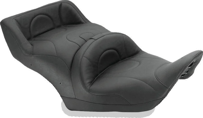 Mustang 12-17 Honda Gold Wing Standard Touring Heated 1PC Seat - Black - Main Product View