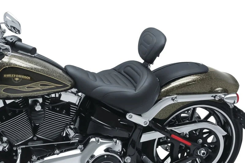 Mustang 13-17 Harley Softail Breakout Standard Touring Solo Seat - Black - Main Product View