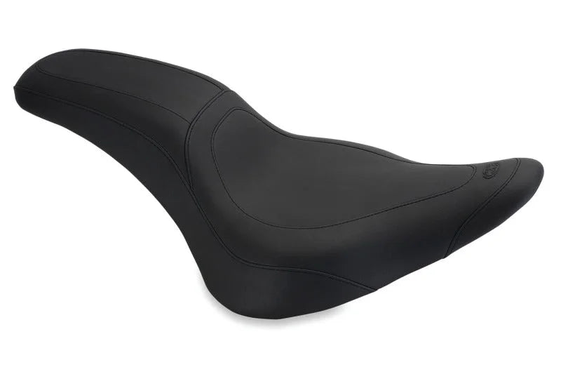 Mustang 13-17 Harley Softail Breakout Tripper Fastback 1PC Seat - Black - Main Product View