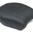 Load image into Gallery viewer, Mustang 14-17 Harley Fat Bob Wide Tripper Passenger Seat - Black - Side View