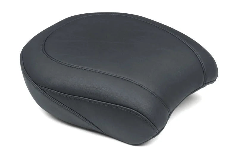 Mustang 14-17 Harley Fat Bob Wide Tripper Passenger Seat - Black - Side View