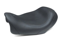 Load image into Gallery viewer, Mustang 14-17 Harley Fat Bob Wide Tripper Solo Seat - Black - Main Product View