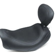 Load image into Gallery viewer, Mustang 14-17 Harley Fat Bob Wide Tripper Solo Seat w/Driver Backrest - Black - Side View